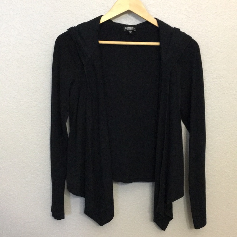 Express open front hooded jacket